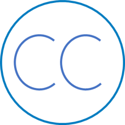 Isotype of the “open access policy” concept using a set of two letters C.